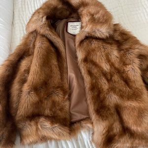 Faux fur coat